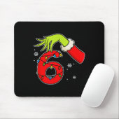 Fun Number 6 Christmas 67 Six Seven Meme Xmas Men  Mousepad (Mit Mouse)