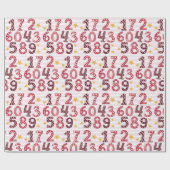 Fun Numbers Mathematical Accountant Geschenkpapier (Flach)