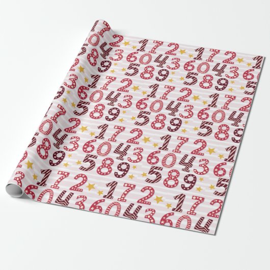 Fun Numbers Mathematical Accountant Geschenkpapier (Ungerollt)
