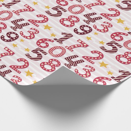 Fun Numbers Mathematical Accountant Geschenkpapier (Ecke)