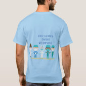 Fun Nurse Doctor Stab People Sharp Objects Zitat T-Shirt (Rückseite)