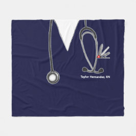 Fun Nurse Gift Idee Fleece Blanket
