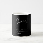 Fun Nurse Gift Nurse Definition Kaffeetasse (Mittel)