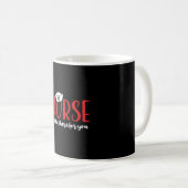 Fun Nursing Geschenk werde ich für Sie da sein Kra Kaffeetasse (VorderseiteRechts)