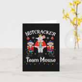Fun Nutcracker Soldier Toy Weihnachtsmannschaft Mo Karte (Gelbe Blume)