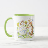 Fun Oaster Bunny Personalisierte Mug Tasse (Links)