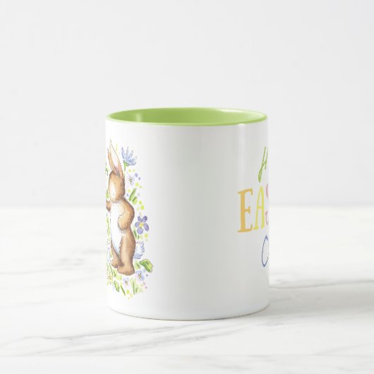 Fun Oaster Bunny Personalisierte Mug Tasse (Zentrum)