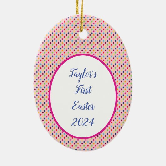 Fun Oaster Keramik Ornament (Hinten)