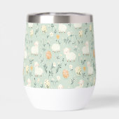 Fun Oaster Pattern Wine Tumbler (Rückseite)