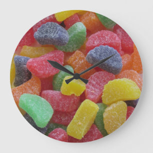 Fun Obstklee Große Wanduhr