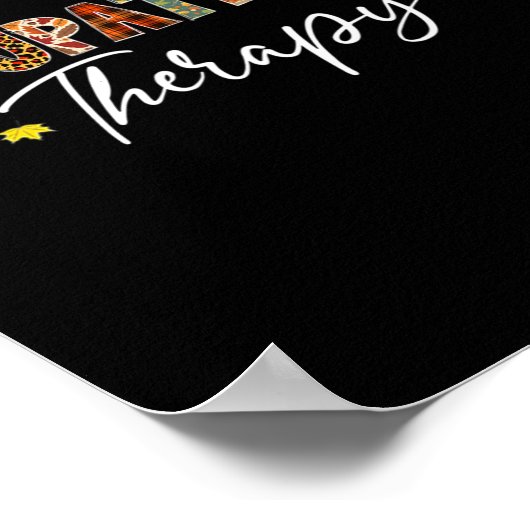 Fun Occupational Therapy Pumpkin Herbst Bäume fall Poster (Ecke)