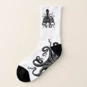 Fun Octopus Kraken Steampunk Socken (Links - Außen)