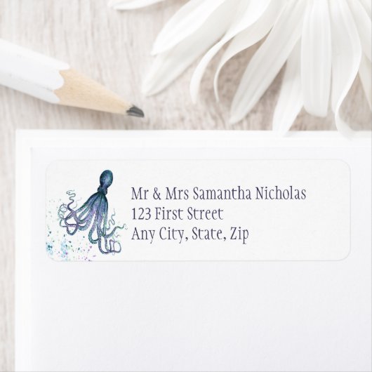 Fun Octopus Ocean Sea Animal Art (Insitu)