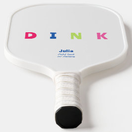 Fun Office Team Building Sports Cartoon Pickleball Schläger