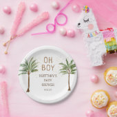 Fun Oh Boy Jungle Safari Baby Dusche Pappteller (Party)