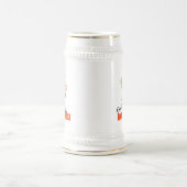 Fun Oktoberfest Girl mit Bier Bierglas (Mittel)