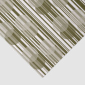 Fun Olive Green Party Tinsel und Confetti Muster Seidenpapier (Ausschnitt)