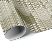 Fun Olive Green Party Tinsels und Confetti Muster Geschenkpapier (Rolleneckpunkt)