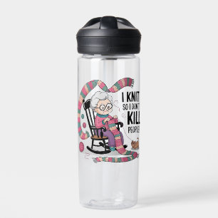 Fun Oma Knitting Design Trinkflasche