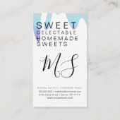 Fun Ombre Zuckerguss Driving Whisk Cake Bakery Log Visitenkarte (Rückseite)