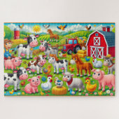 "Fun on Farm" - Jigsaw Puzzle (Horizontal)