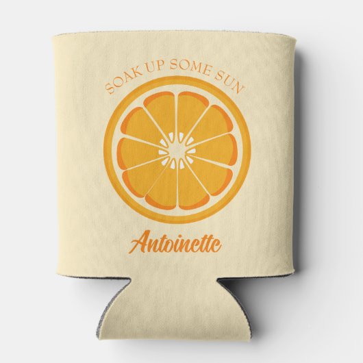 Fun Orange Citrus Dosenkühler (Rückseite)