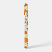 Fun Orange Fall Pattern iPhone 15 Hülle (Linke Seite)