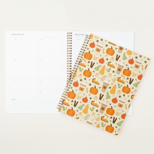 Fun Orange Fall Pattern Planer (Anzeige)
