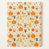 Fun Orange Fall Pattern Planer (Rückseite)