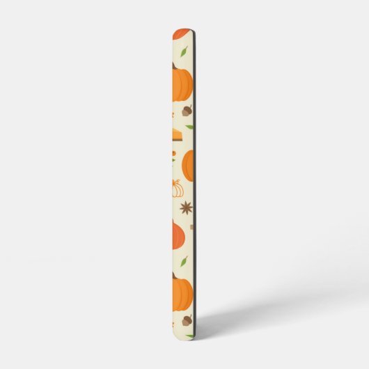 Fun Orange Fall Pattern Samsung Galaxy Hülle (Linke Seite)