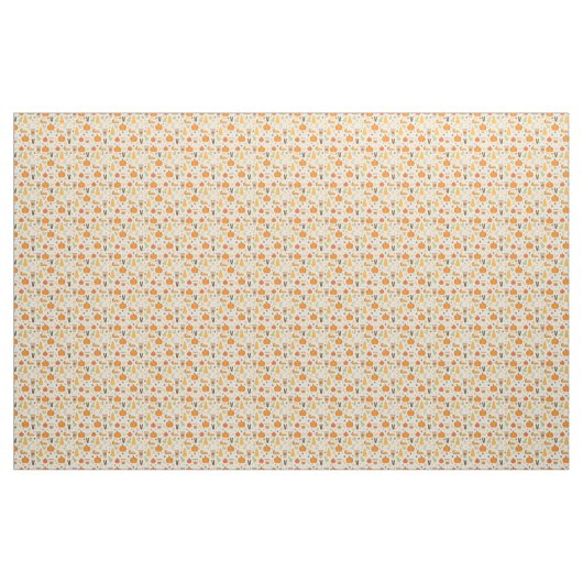 Fun Orange Fall Pattern Stoff (Yard (91,4 cm))