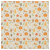 Fun Orange Fall Pattern Stoff (Muster)