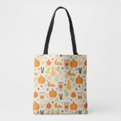 Fun Orange Fall Pattern Tasche (Vorderseite)