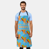 Fun Orange Frozen Pops Fun Joy Pattern Schürze (Getragen)