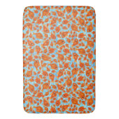 Fun Orange Goldfish Wasser Blue Hintergrund Badematte (Vorderseite Vertikal)
