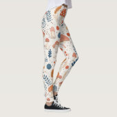 Fun Orange Herbst Pilz Zimmer Kindergarten Legging Leggings (Rechts)