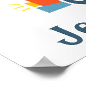 Fun Orange-Kamillenschlauch Poster (Ecke)