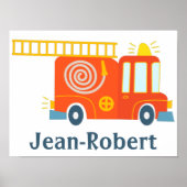 Fun Orange-Kamillenschlauch Poster (Vorne)