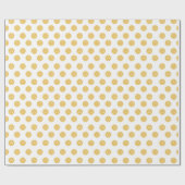 Fun Orange Pickleball Pattern Geschenk Geschenkpapier (Flach)