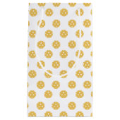 Fun Orange Pickleball Pattern Geschenk Kleine Geschenktüte (Vorderseite)