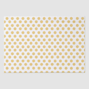 Fun Orange Pickleball Pattern Geschenk Seidenpapier