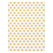 Fun Orange Pickleball Pattern Tischdecke (Vorderseite)