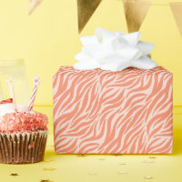 Fun Orange Tiger Stripe Muster