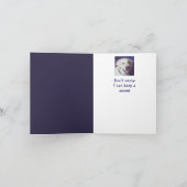 Fun Over the Hill Old Age Birthday Spaß Hund Karte (Innenseite)