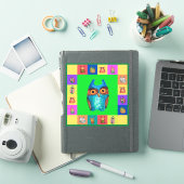 Fun Owls Custom Cut Vinyl Sticker (iPad Hülle)