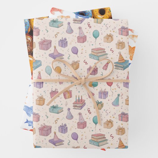 Fun Pack Geschenkpapier Set (Beispiel)