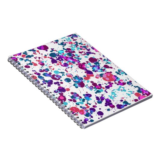 Fun Paint Spritzer Notebook Notizblock (Rechte Seite)