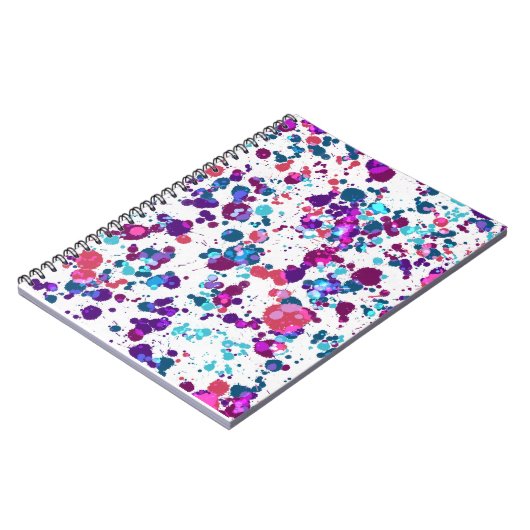 Fun Paint Spritzer Notebook Notizblock (Linke Seite)