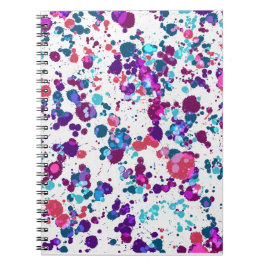 Fun Paint Spritzer Notebook Notizblock