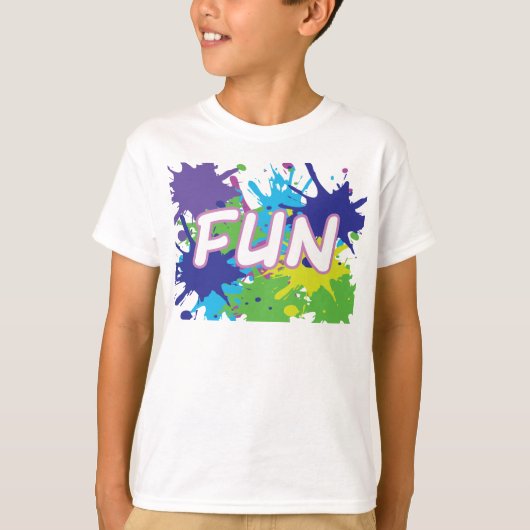 Fun Paint Spritzer T-Shirt (Vorderseite)